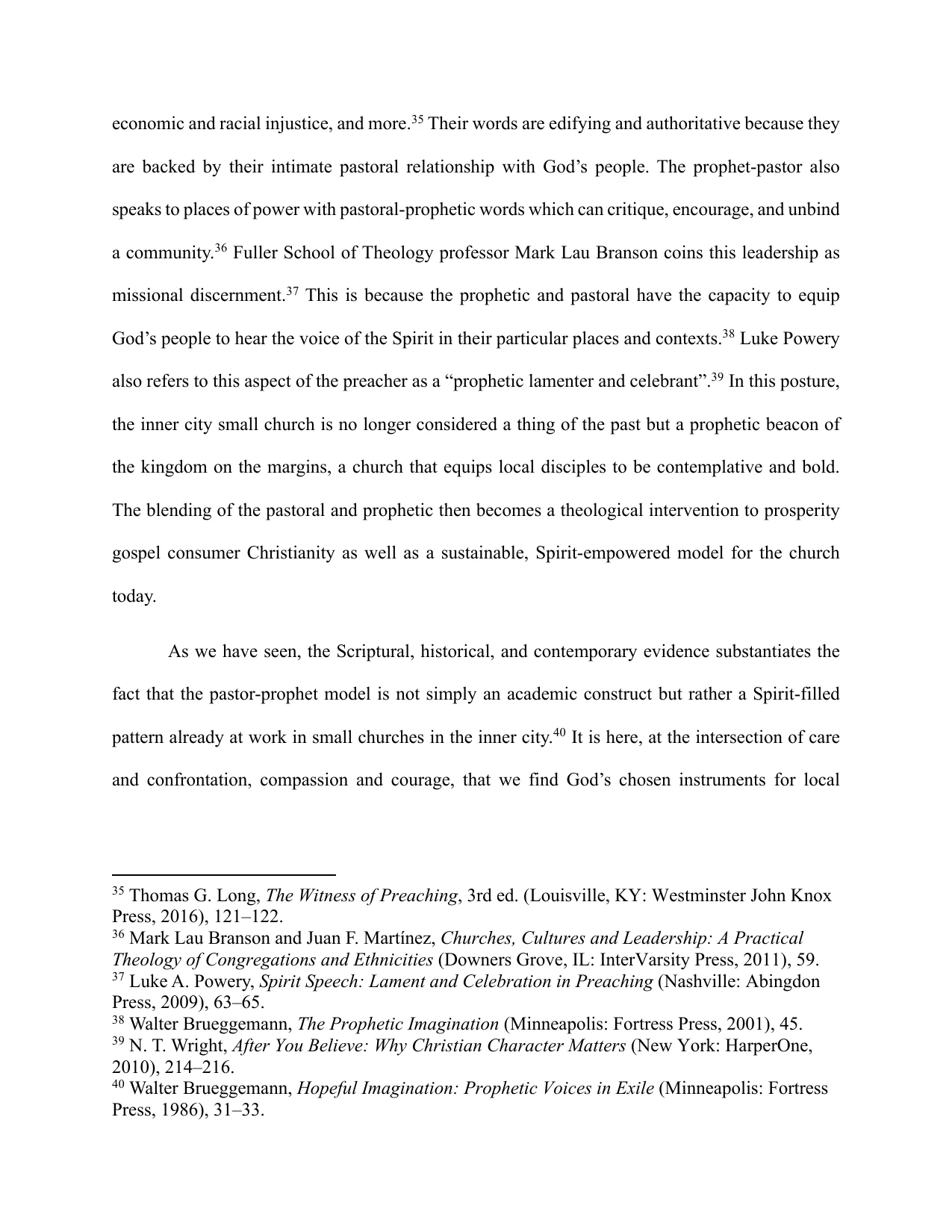 The Pastor–Prophet Paradigm, page 8