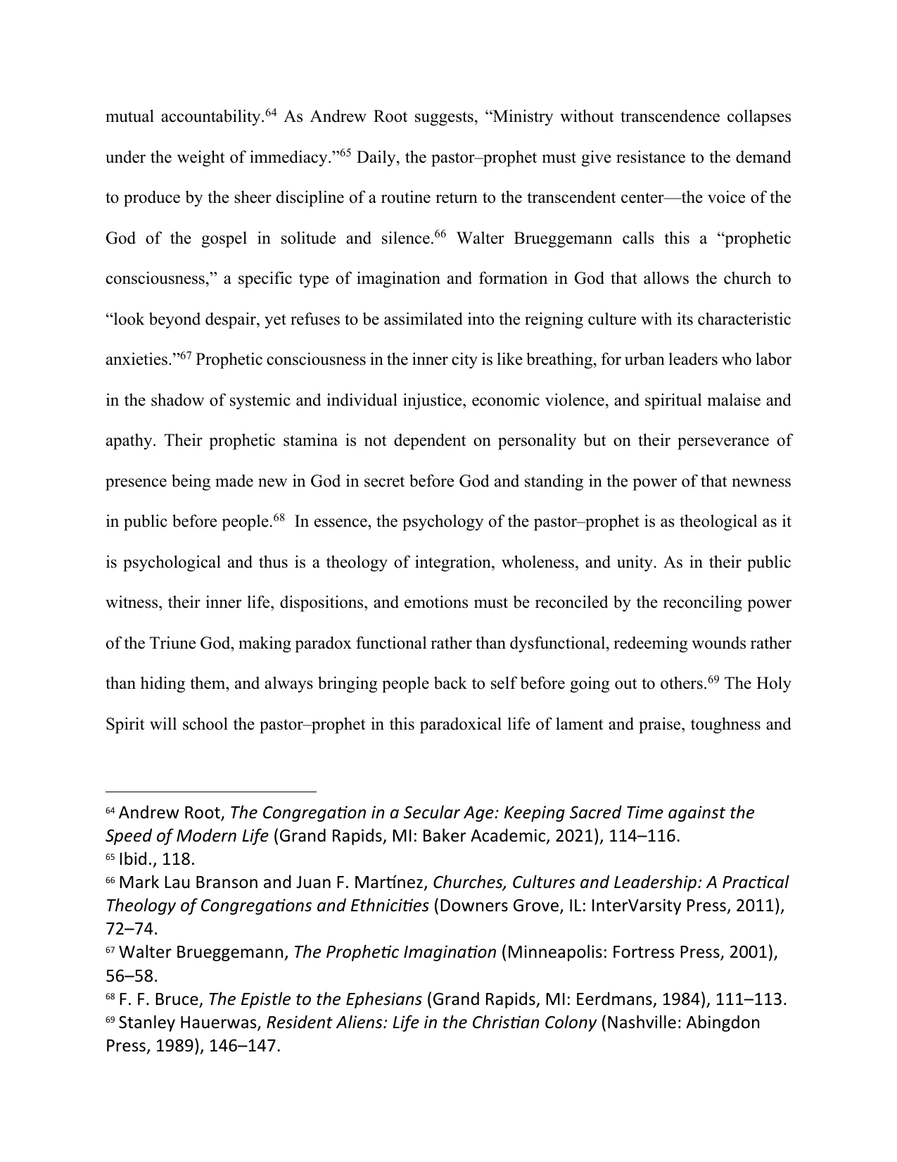 The Pastor–Prophet Paradigm, page 13