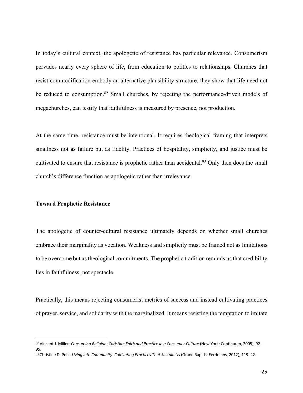 The Small Church as an Apologetic, page 25