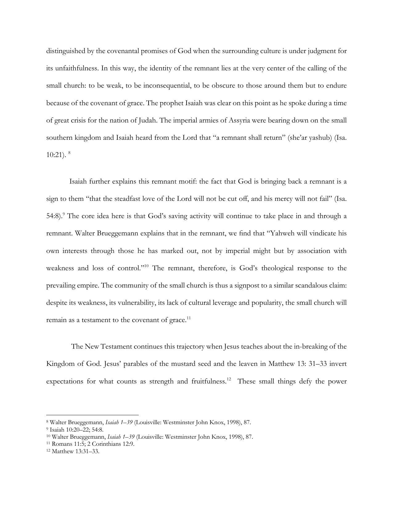 The Small Church as Prophetic Witness in a Post-Christian Culture, page 4