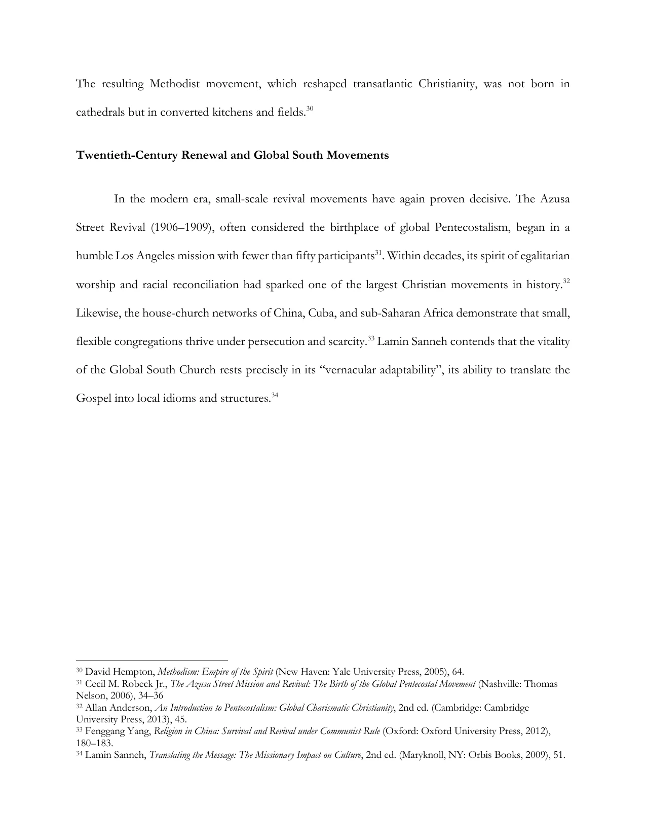 The Small Church as Prophetic Witness in a Post-Christian Culture, page 8